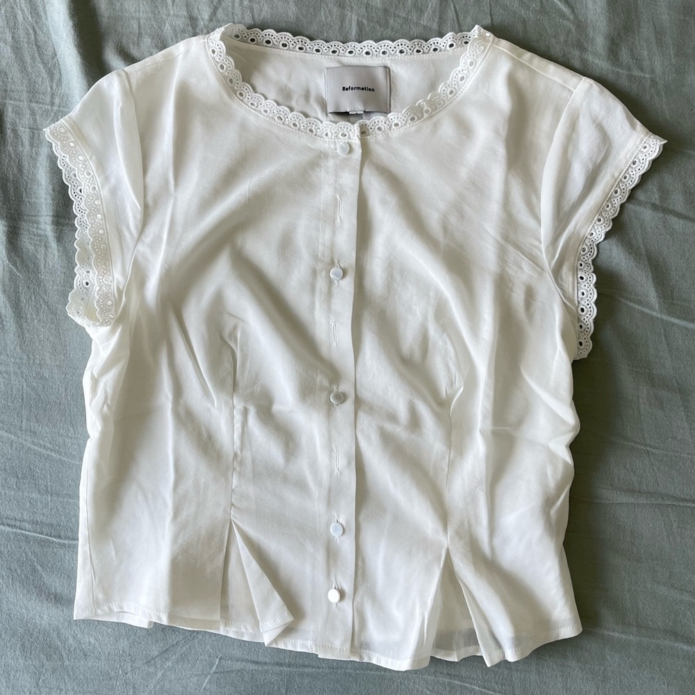 “Sale💖”Reformation Valetta Two Piece - White - Picture 2 of 6